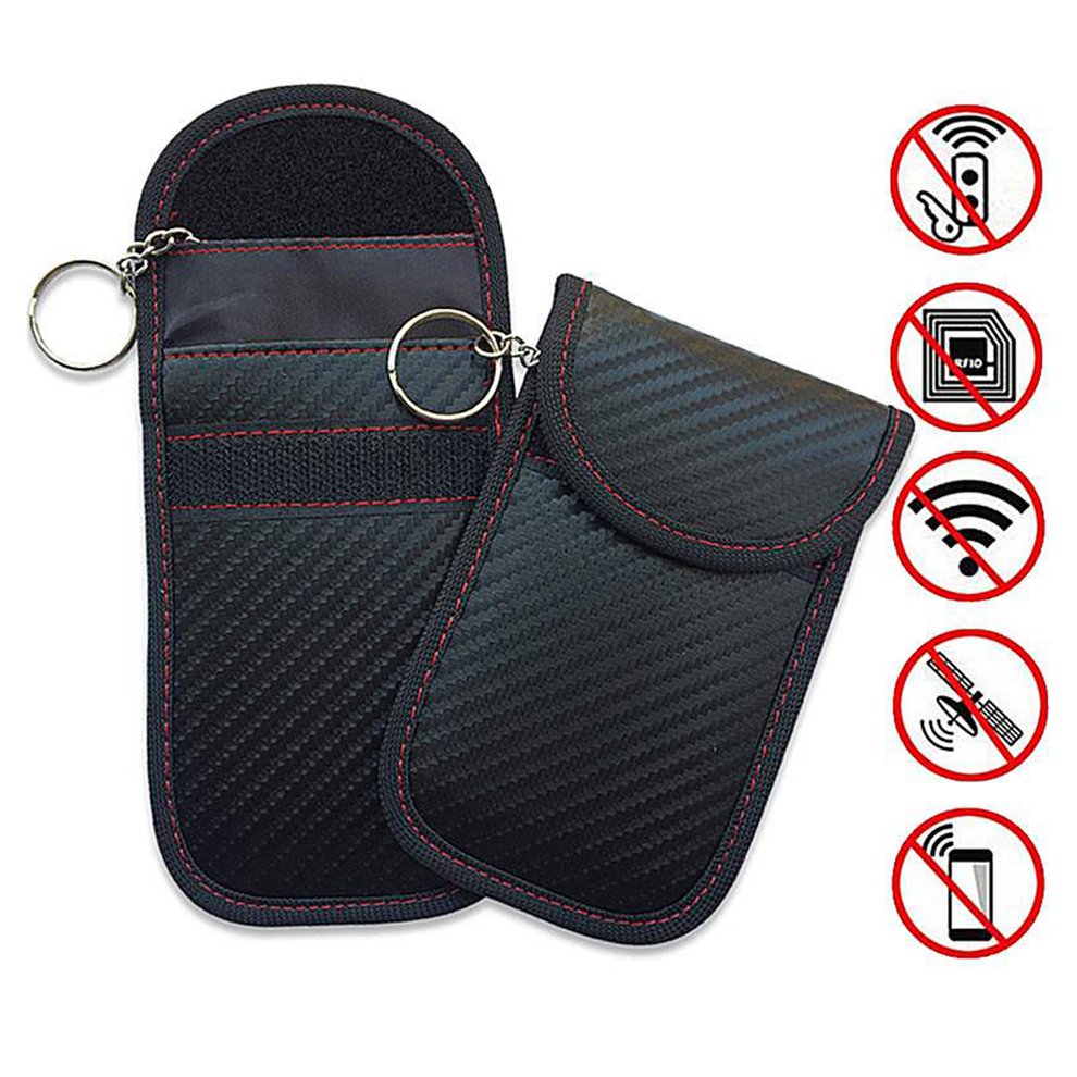 Faraday Pouch for Car Keys, Car Key Signal Blocker, 3 Pack Black Faraday  Bag, RFID Key Pouch, Keyless Signal Blocking Key Case, Anti-Theft Remote